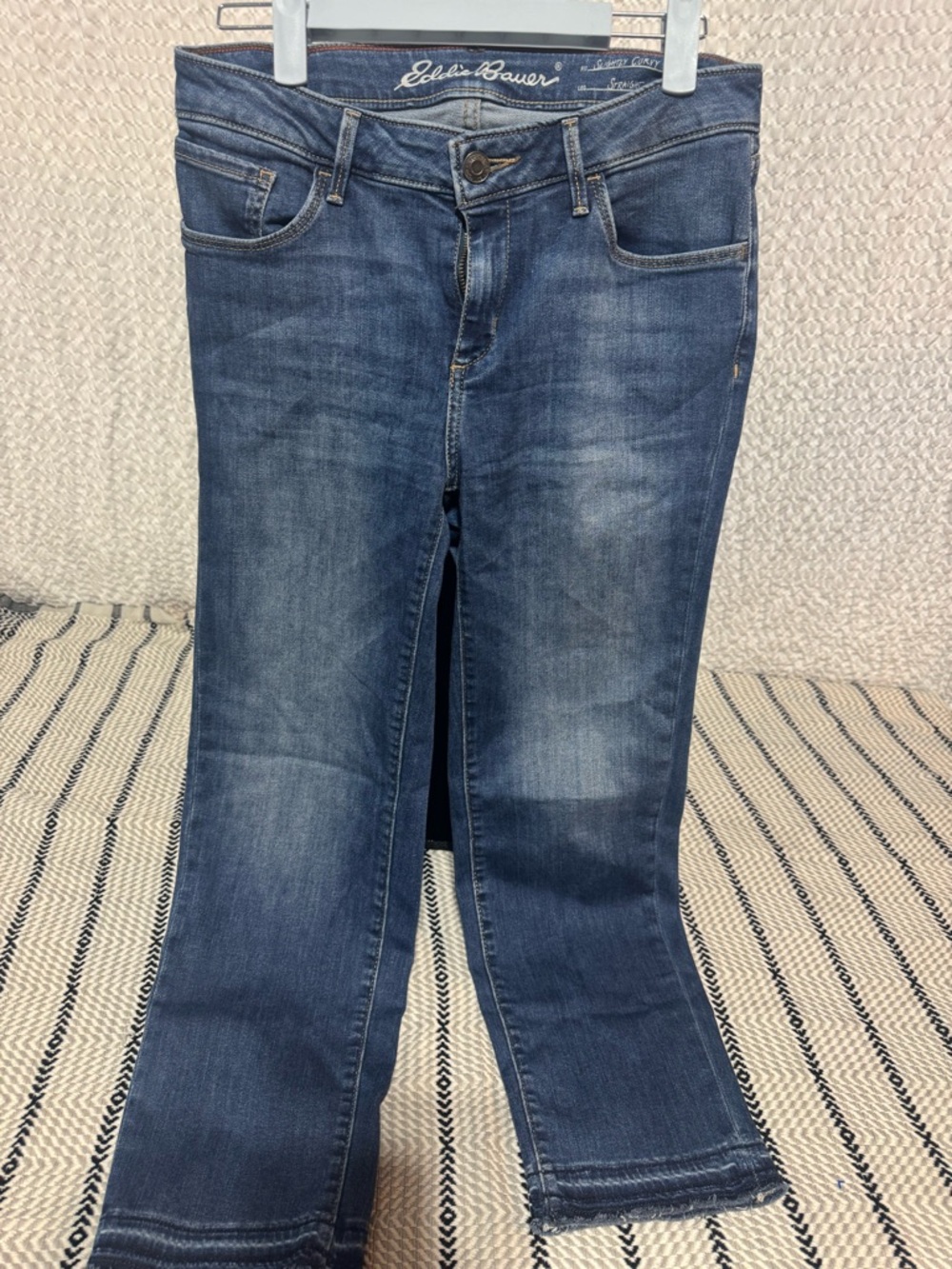 Eddie Bauer Straight-Leg Blue Denim Jeans
